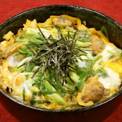 簡単！むきあさりの卵とじ丼