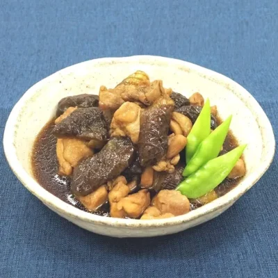 ナスと鶏肉の旨煮